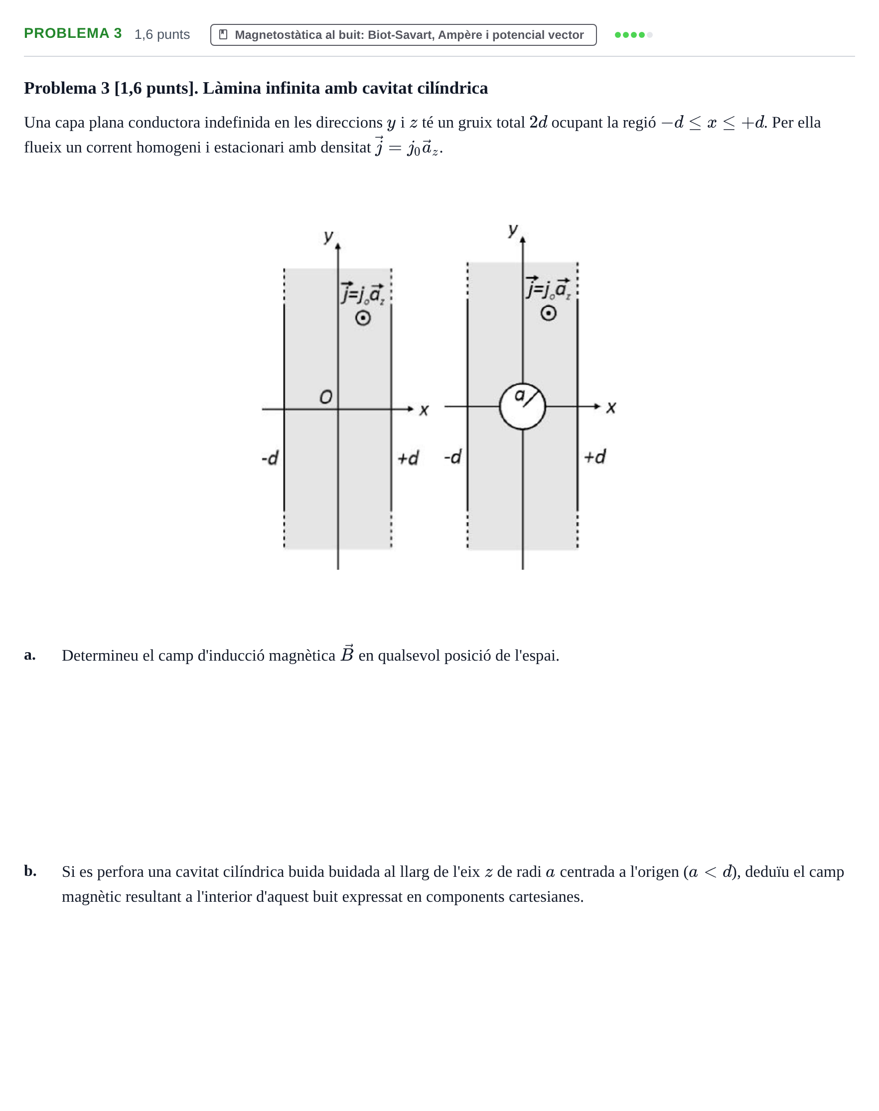 Enunciado: Problema 3 · Electromagnetismo UB Setembre 2015