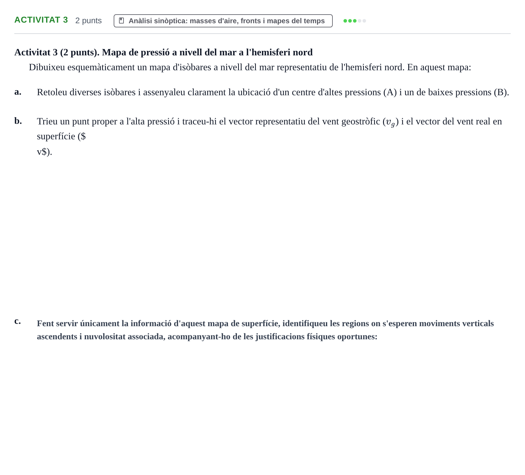 Enunciado: Ejercicio Activitat 3 · Meteorología y Climatología UB 2014