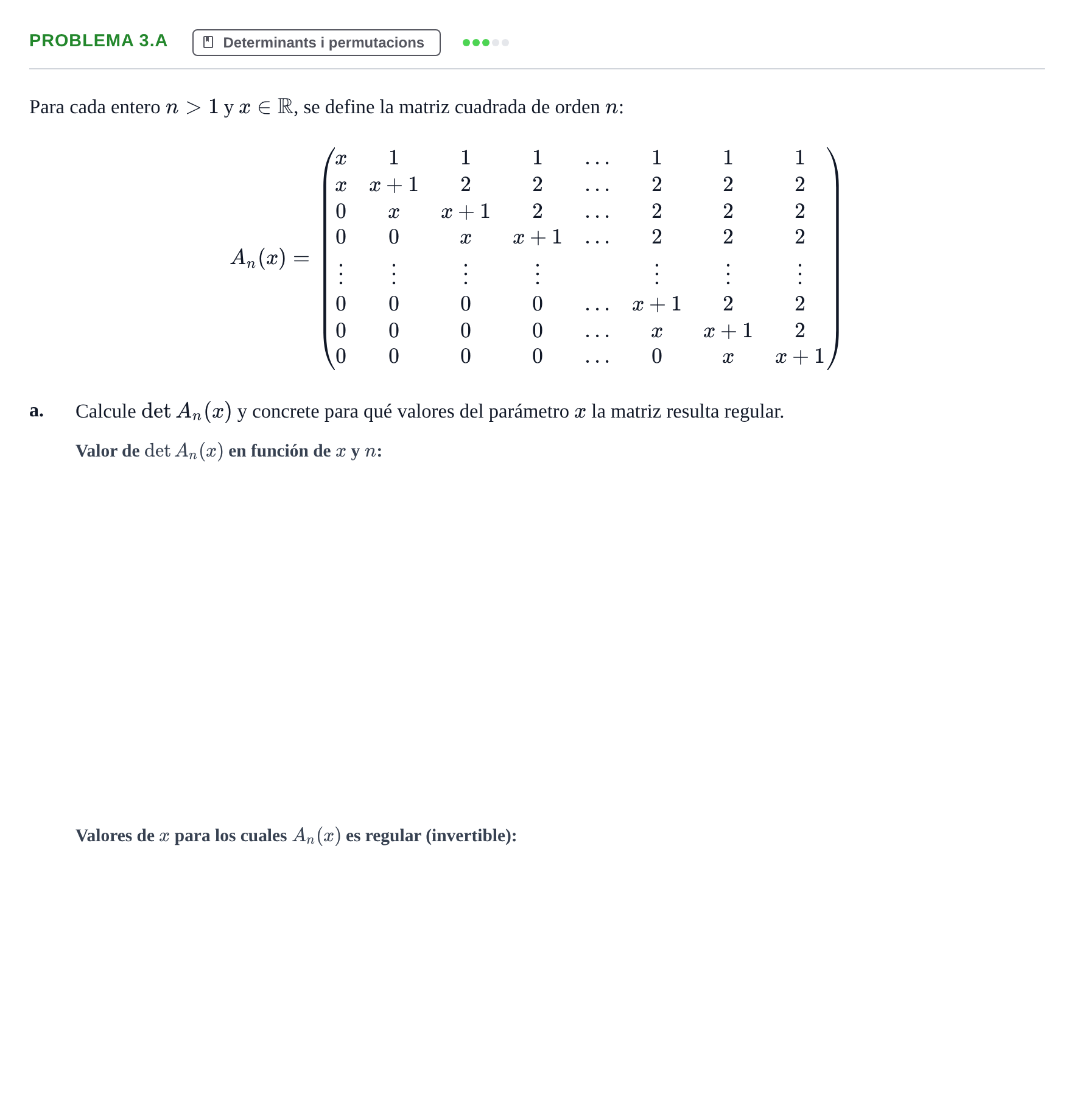 Enunciado: Problema 3.a · Matrices y Vectores UB 2020