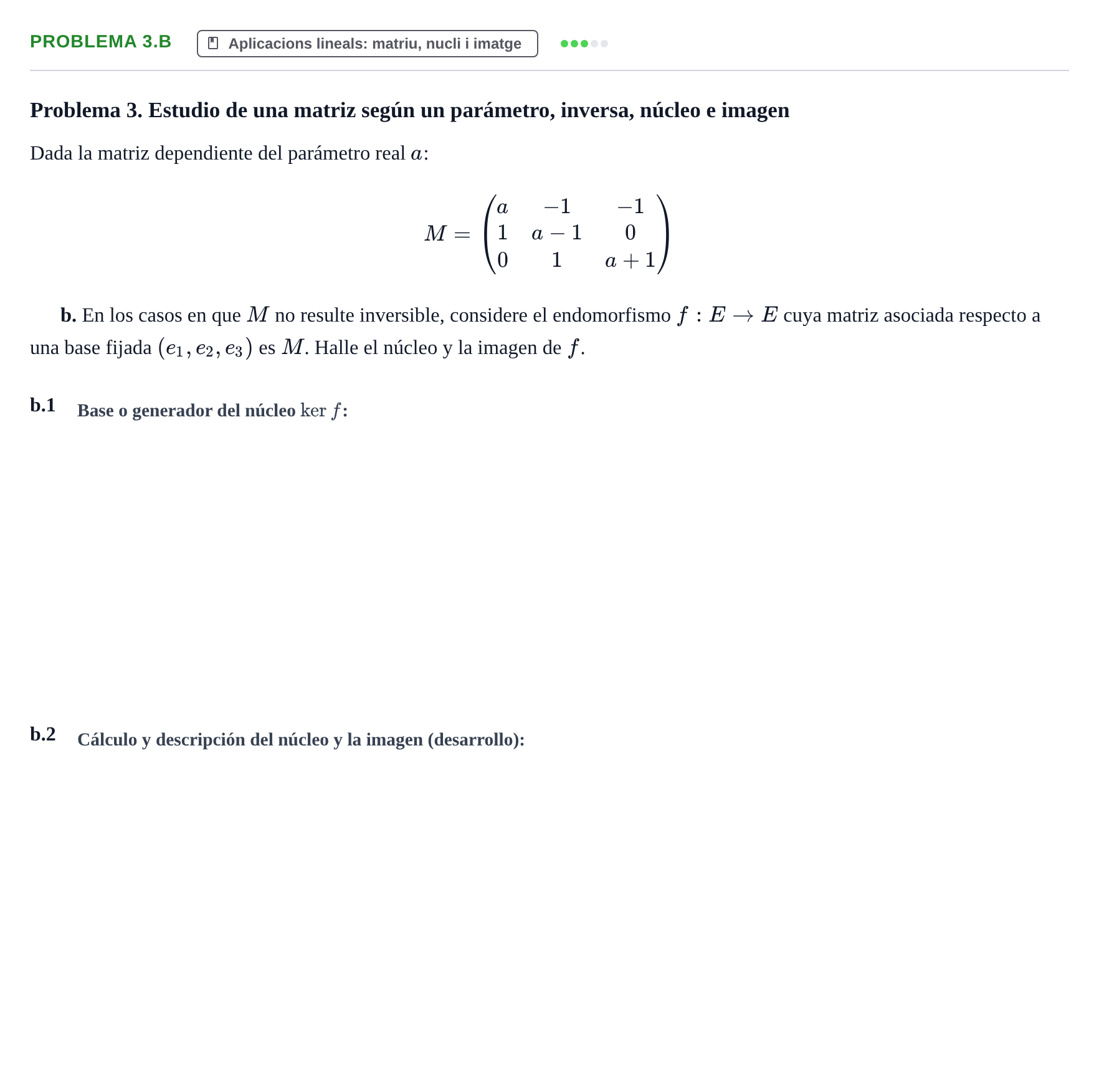 Enunciado: Problema 3.b · Matrices y Vectores UB 2013