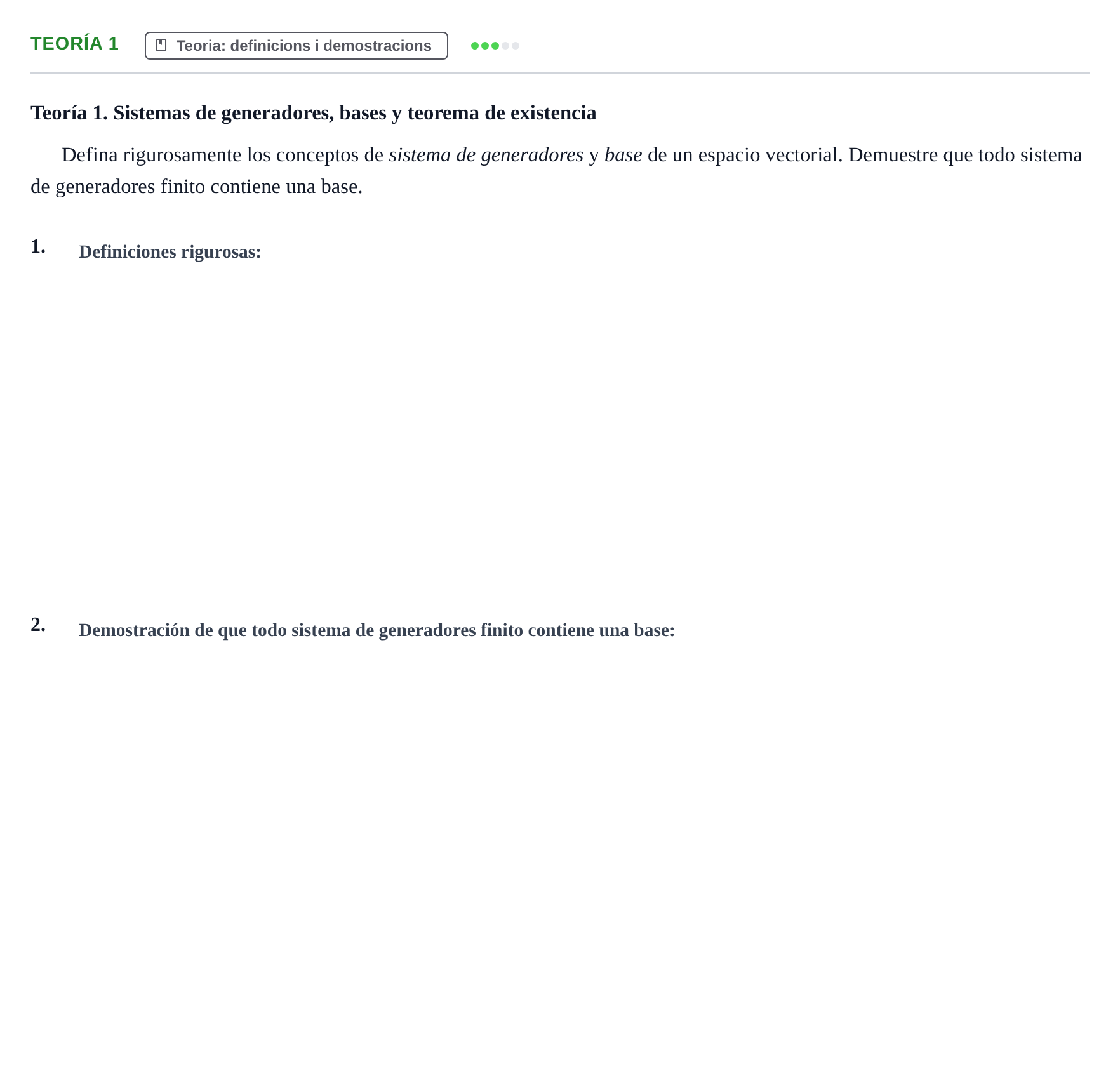 Enunciado: Ejercicio Teoría 1 · Matrices y Vectores UB 2013