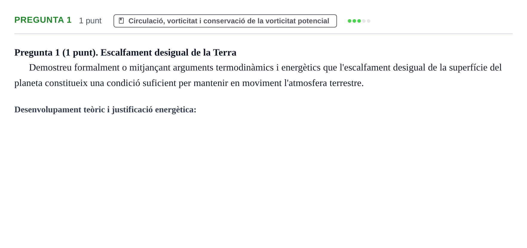 Enunciado: Pregunta 1 · Meteorología y Climatología UB 2011