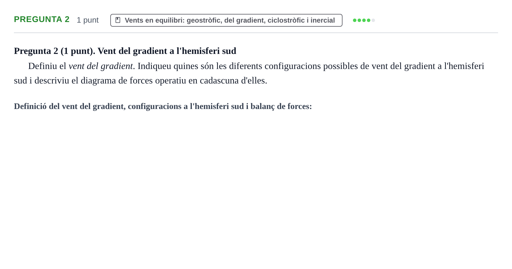 Enunciado: Pregunta 2 · Meteorología y Climatología UB 2011