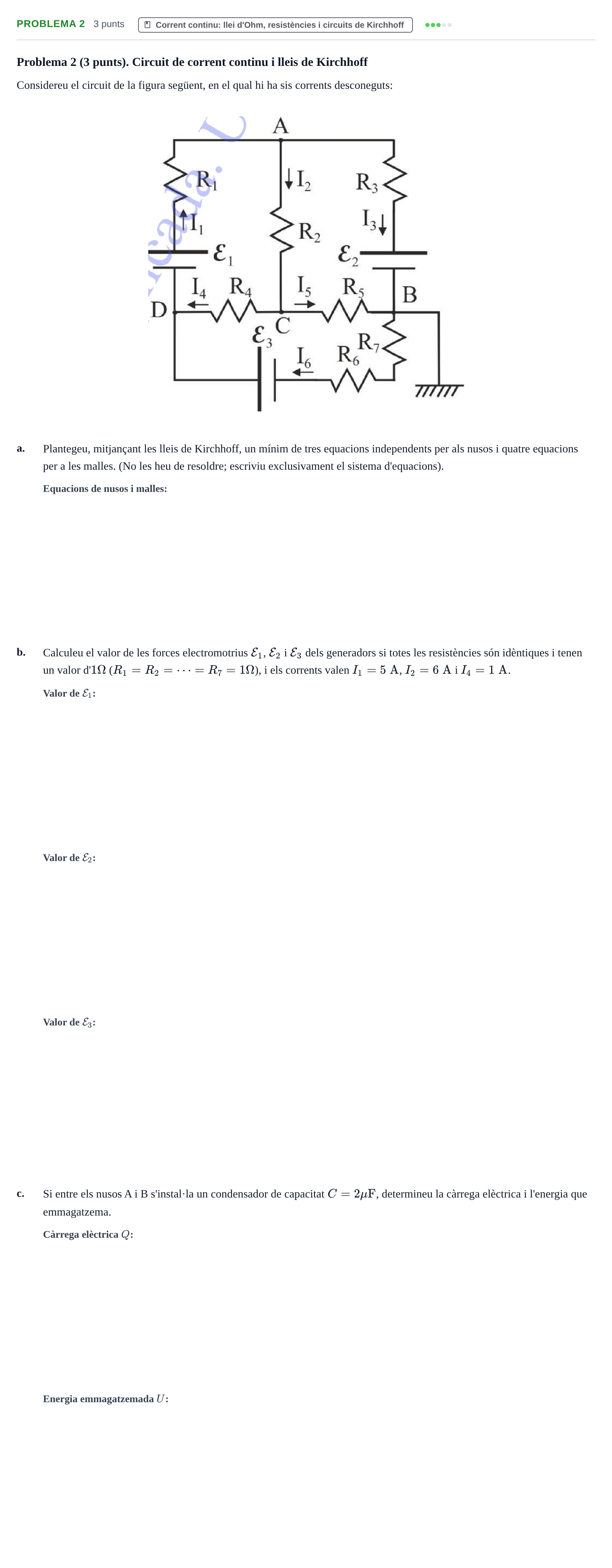 Enunciado: Problema 2 · Fundamentos de Electromagnetismo y Óptica UB 2018