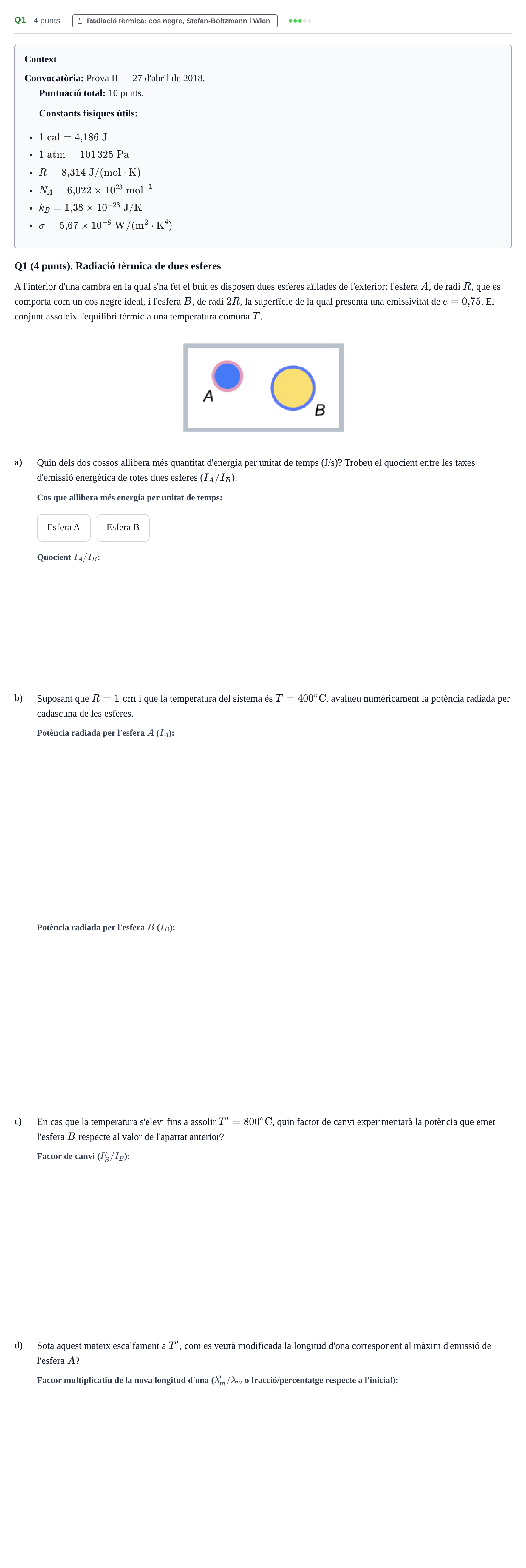 Enunciado: Ejercicio Q1 · Fundamentos de Ondas, Fluidos y Termodinámica UB 2018
