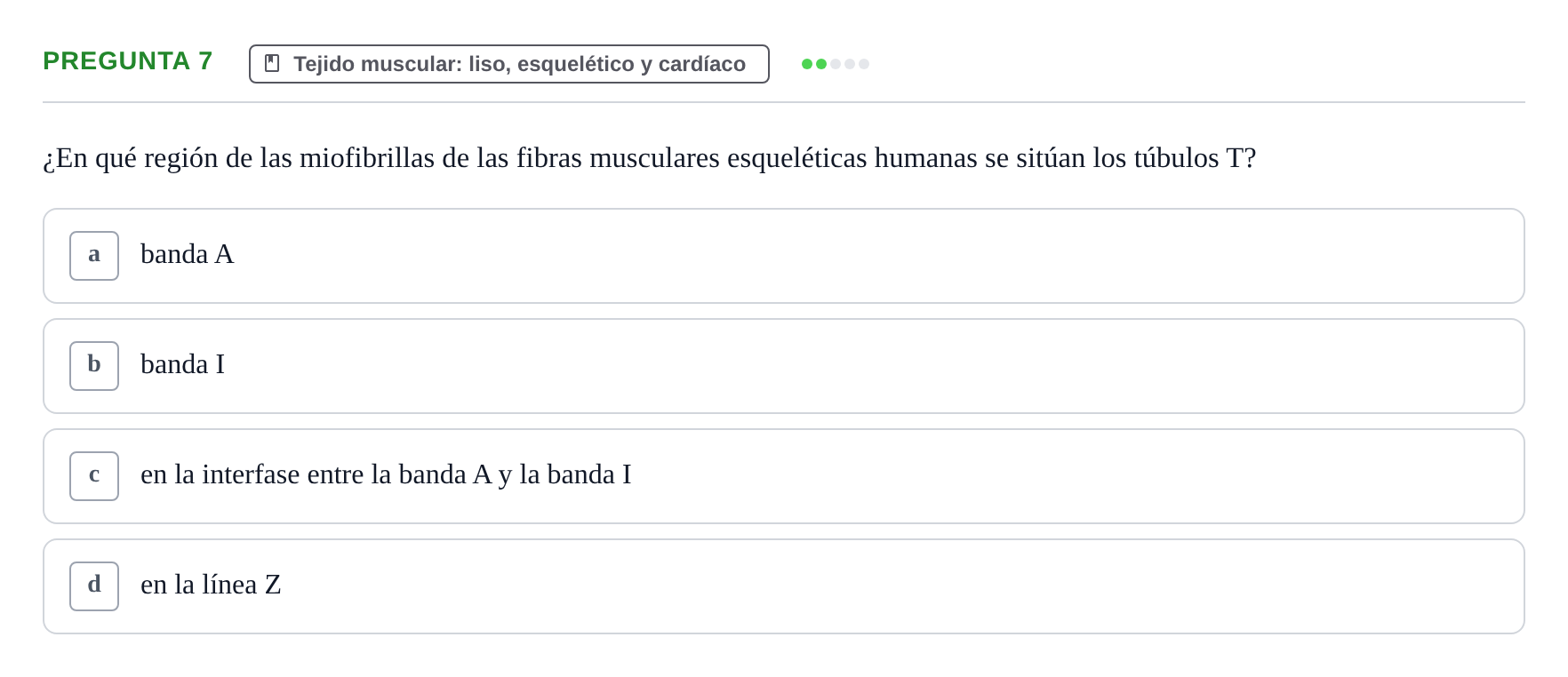 Enunciado: Pregunta 7 · Histología UB 2005