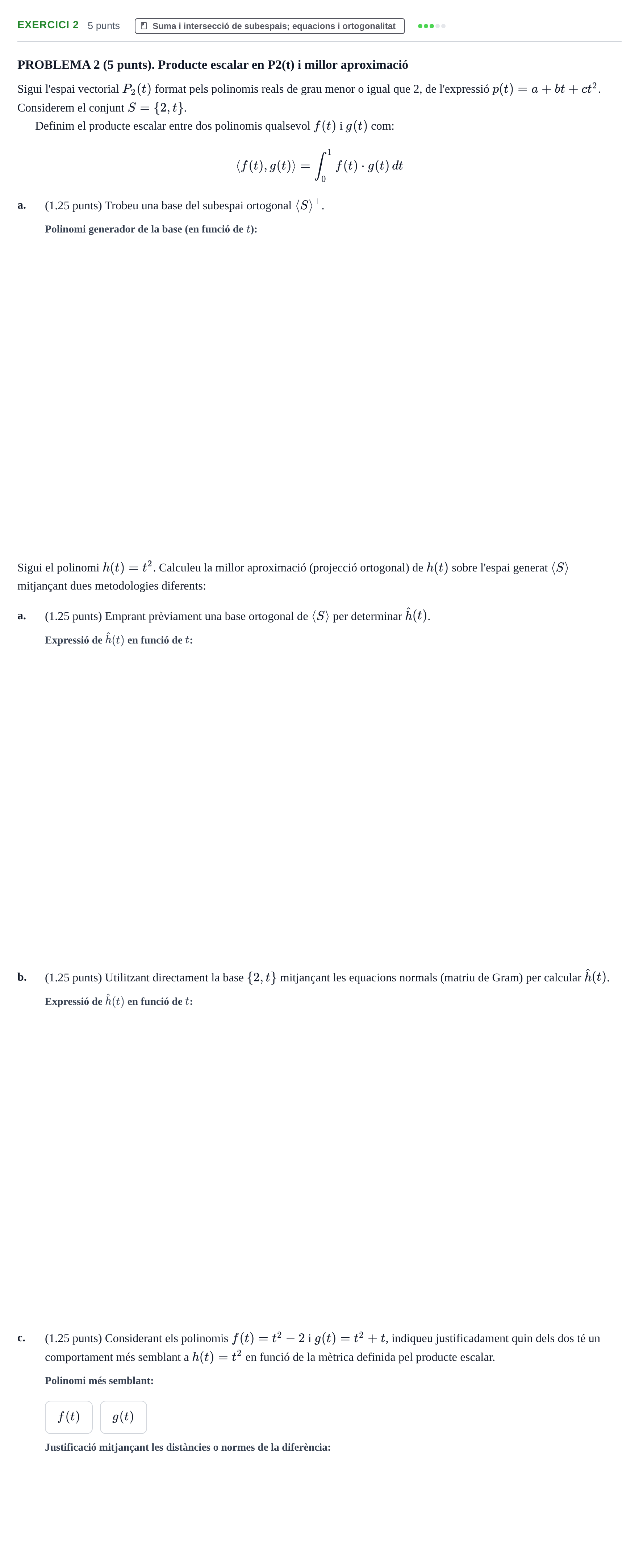 Enunciado: Problema 2 · Álgebra UB Juny 2013