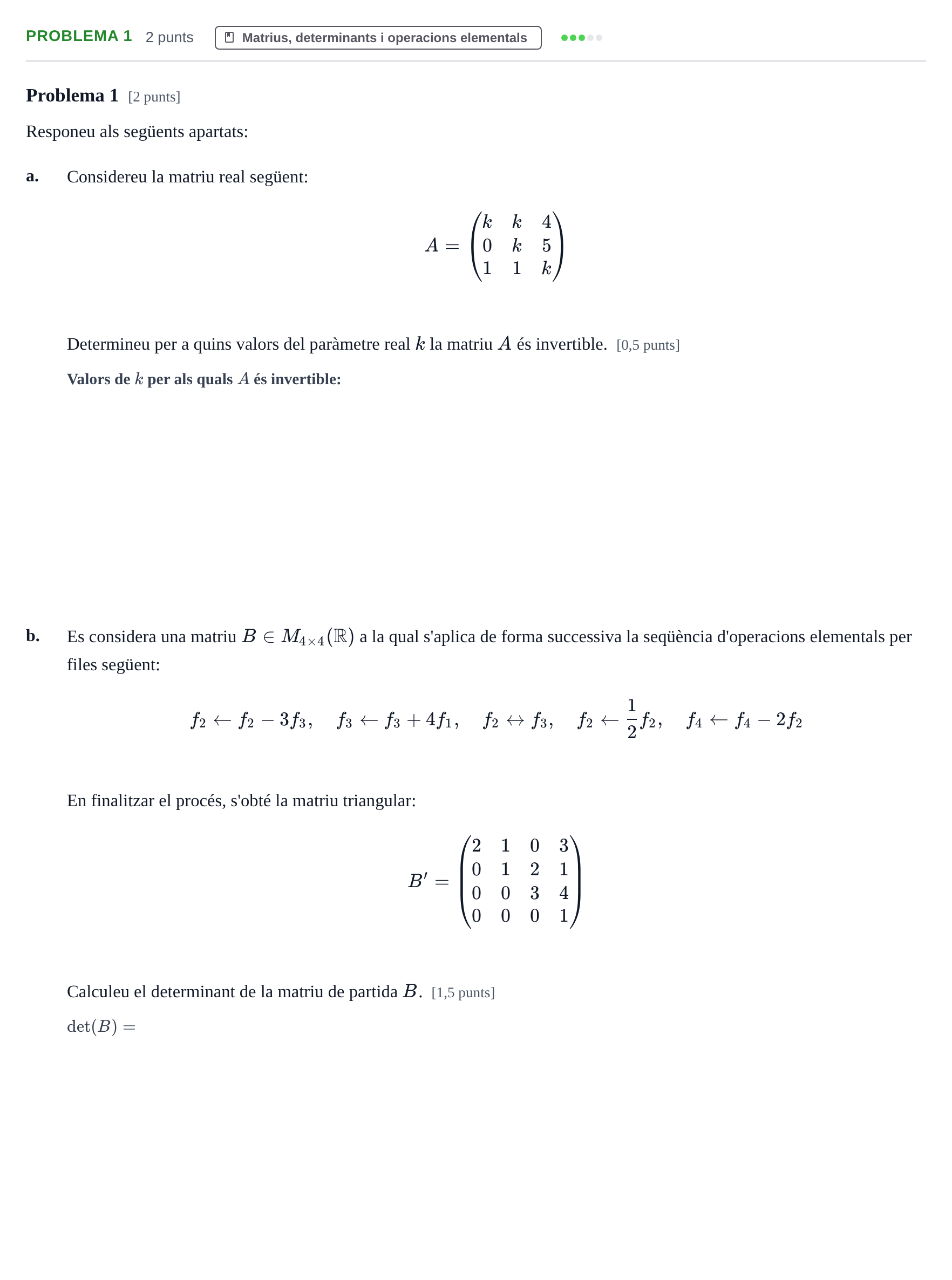 Enunciado: Problema 1 · Álgebra UB 2017