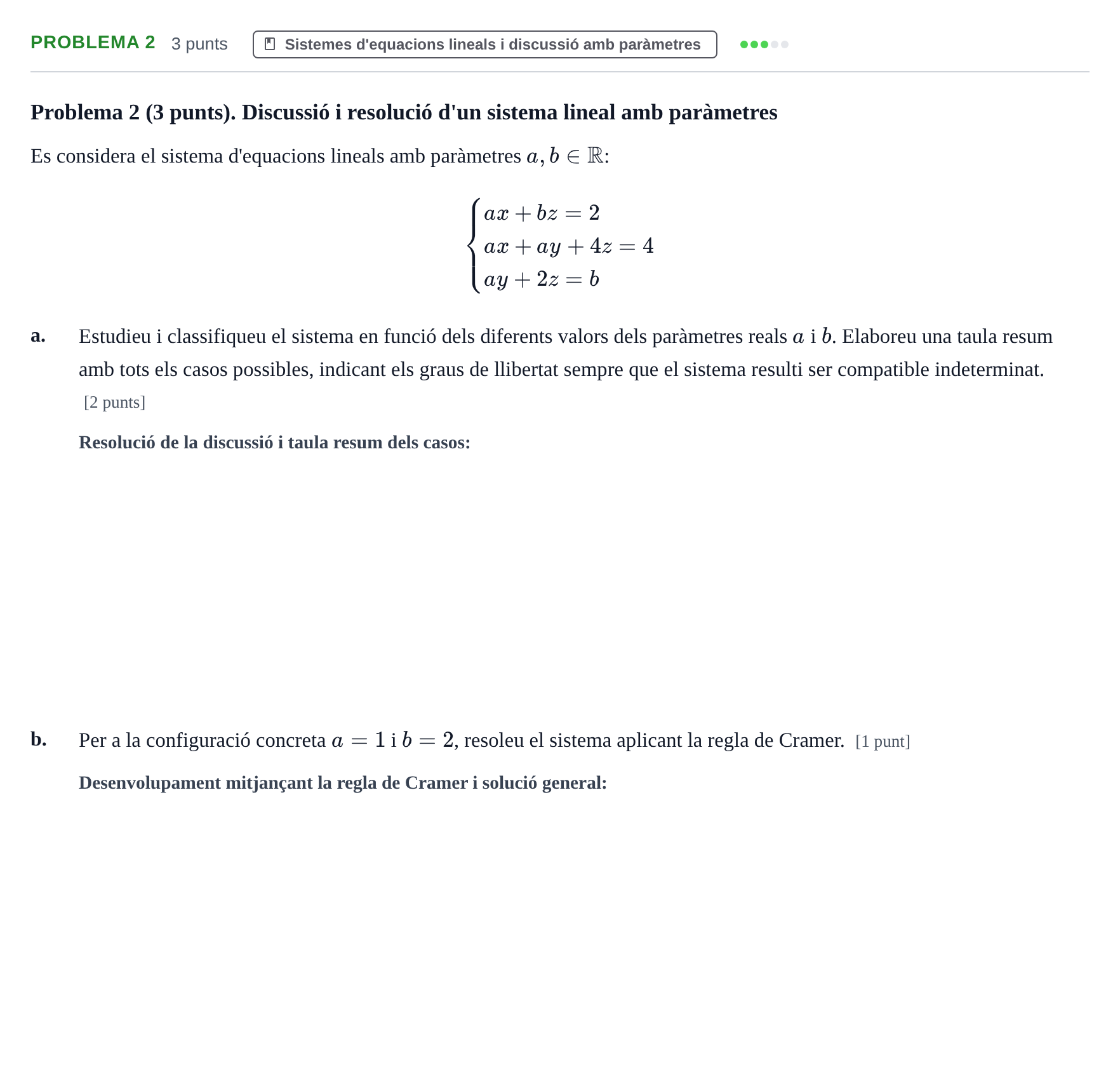 Enunciado: Problema 2 · Álgebra UB 2017