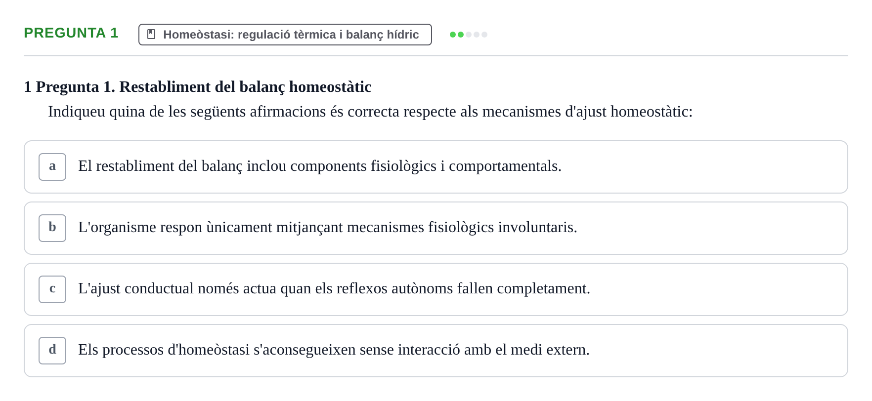 Enunciado: Pregunta 1 · Psicobiología UB 2024