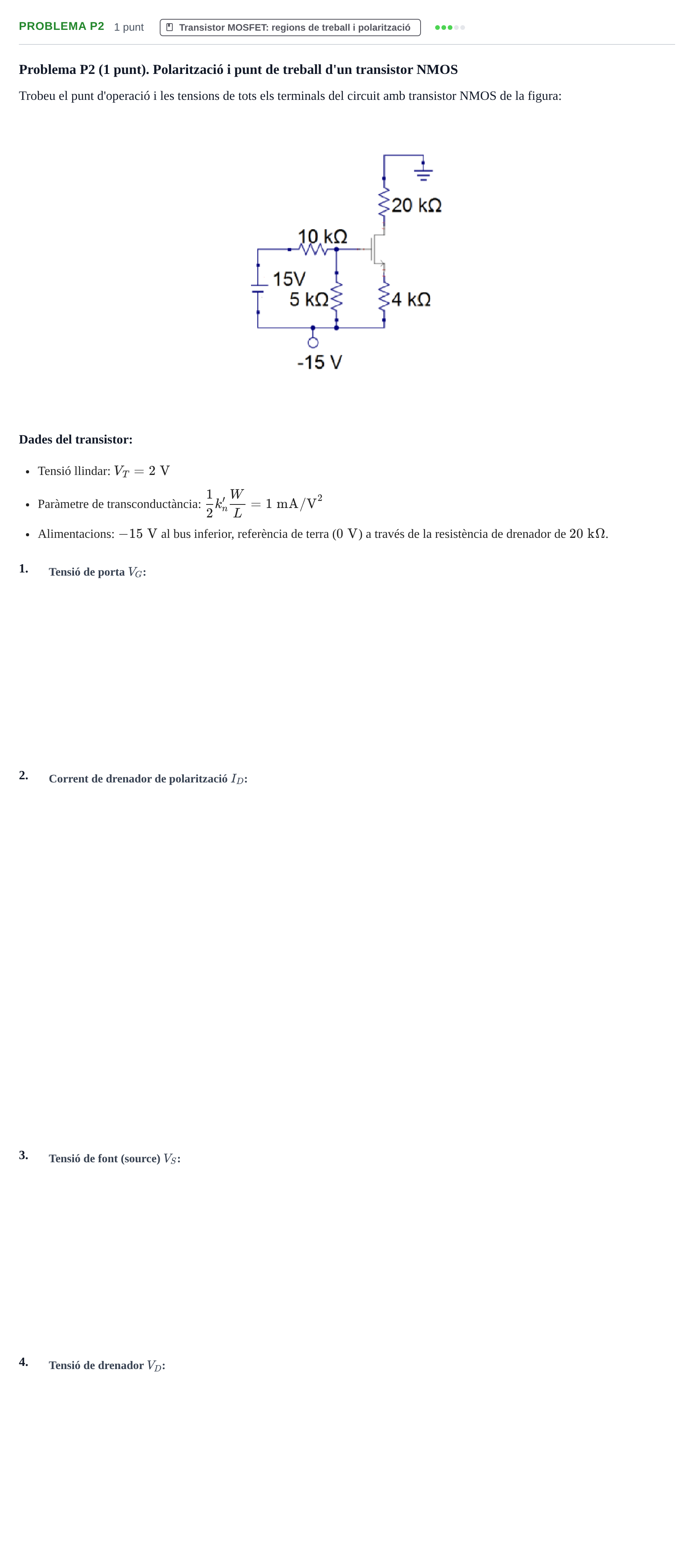 Enunciado: Problema P2 · Electrónica UB 2016
