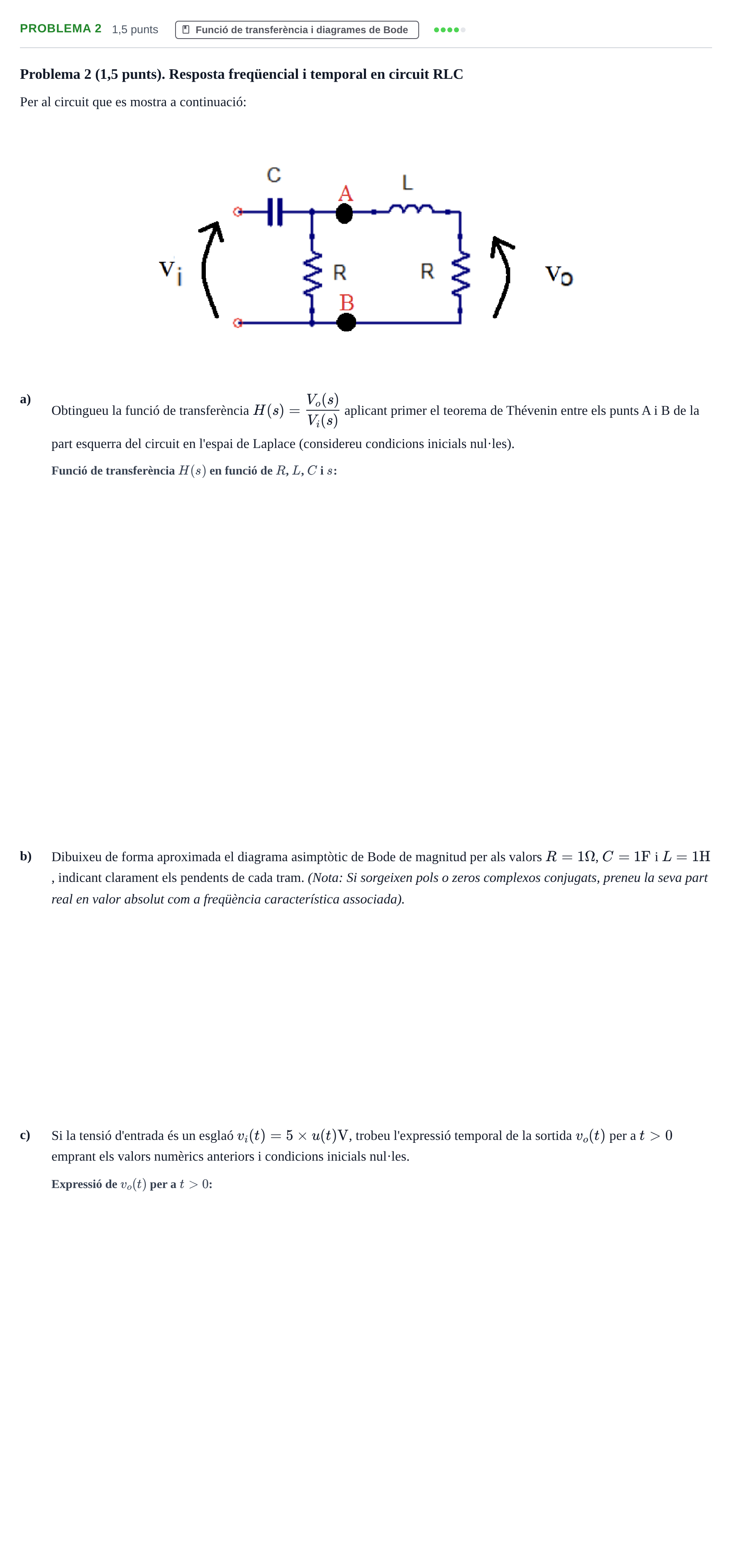 Enunciado: Problema 2 · Electrónica UB 2015
