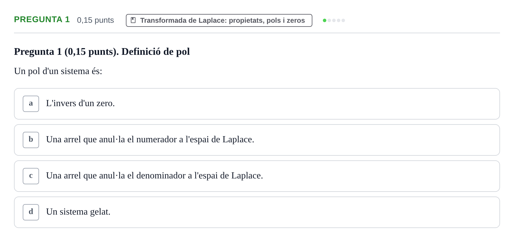 Enunciado: Pregunta 1 · Electrónica UB 2014