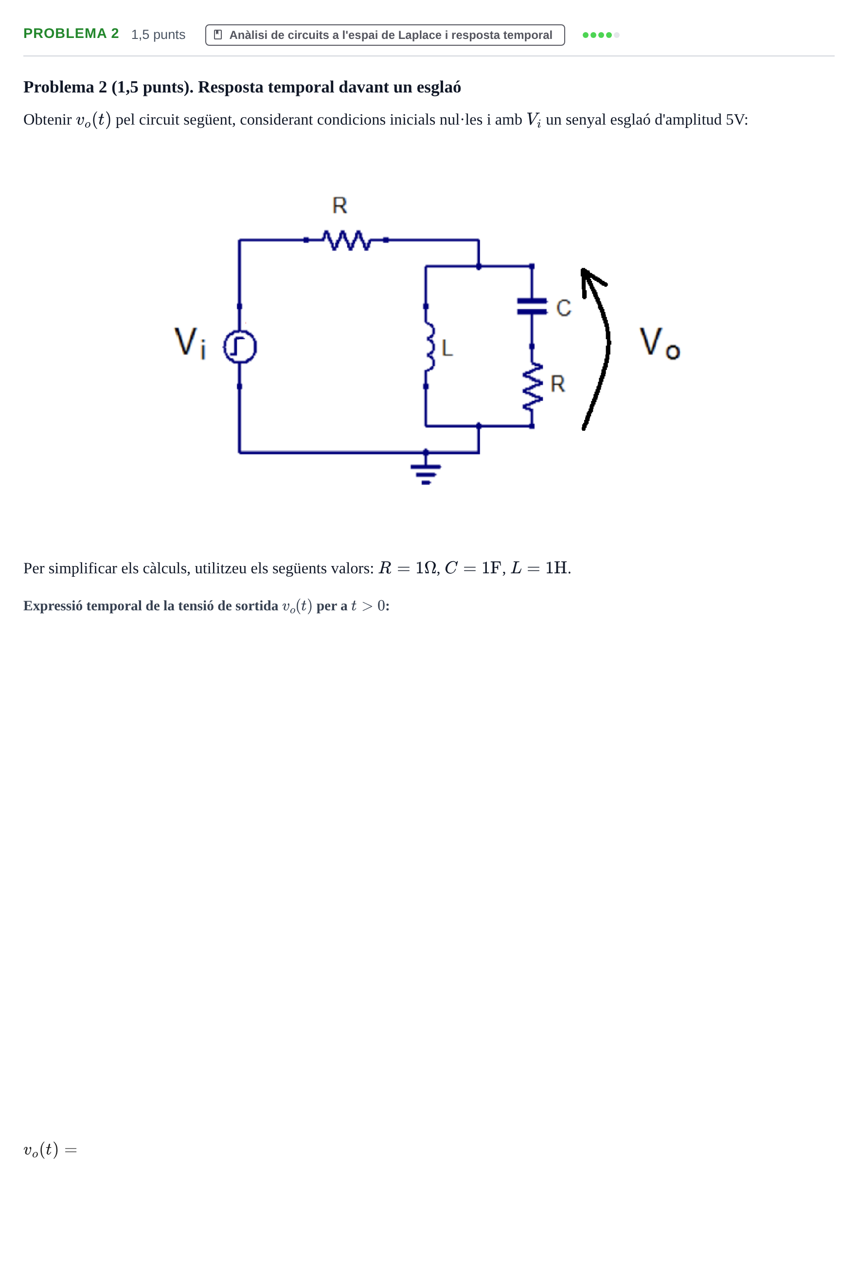 Enunciado: Problema 2 · Electrónica UB 2014