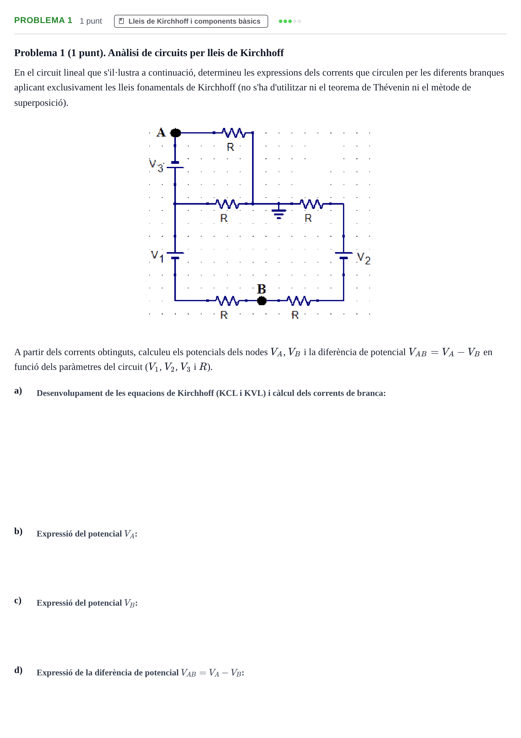 Enunciado: Problema 1 · Electrónica UB 2014