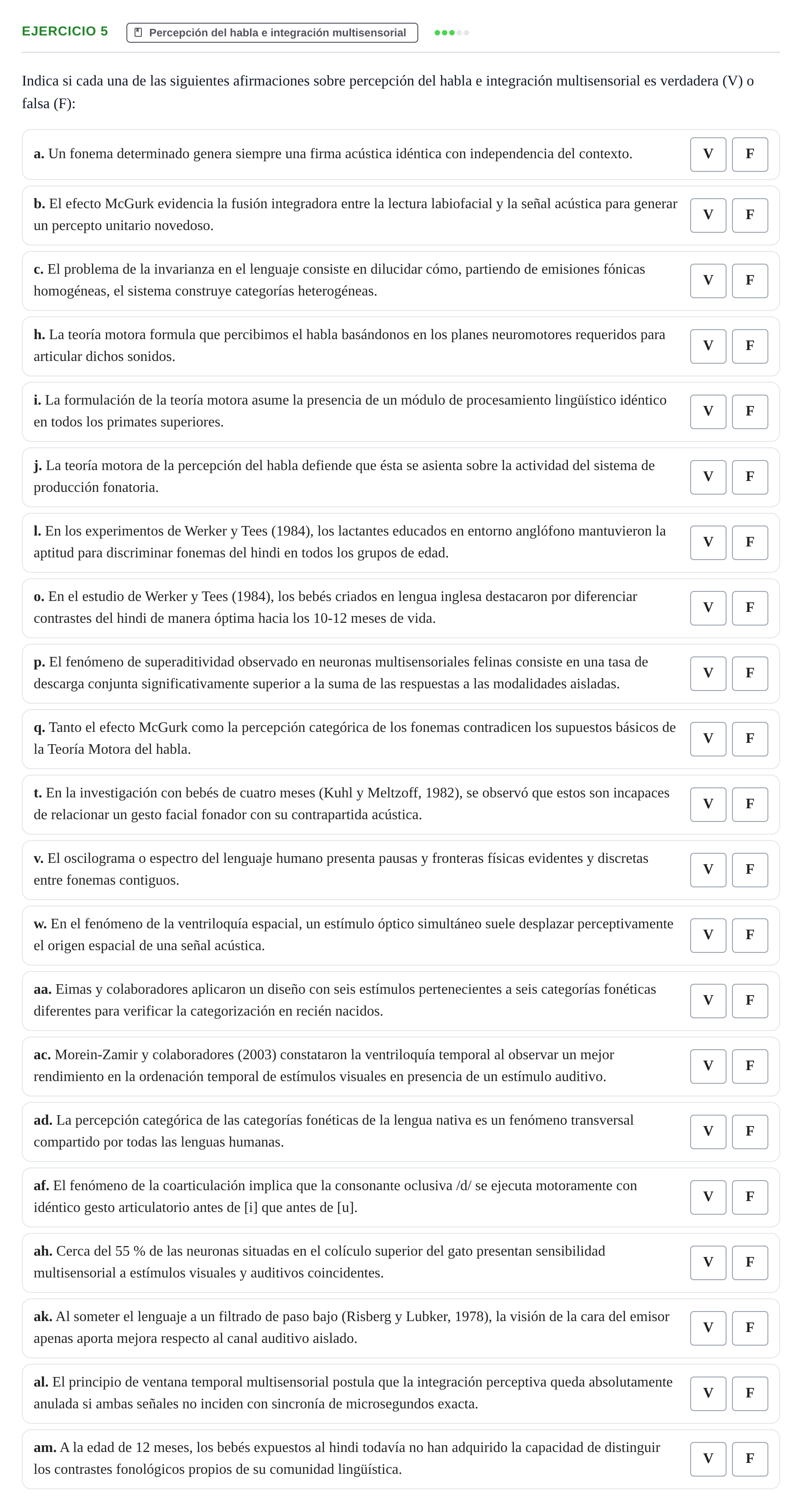Enunciado: Ejercicio 5 - Percepción del habla e integración multisenso… · Percepció I Atenció UB Examen de Repaso: Atención y Percepción Auditiva