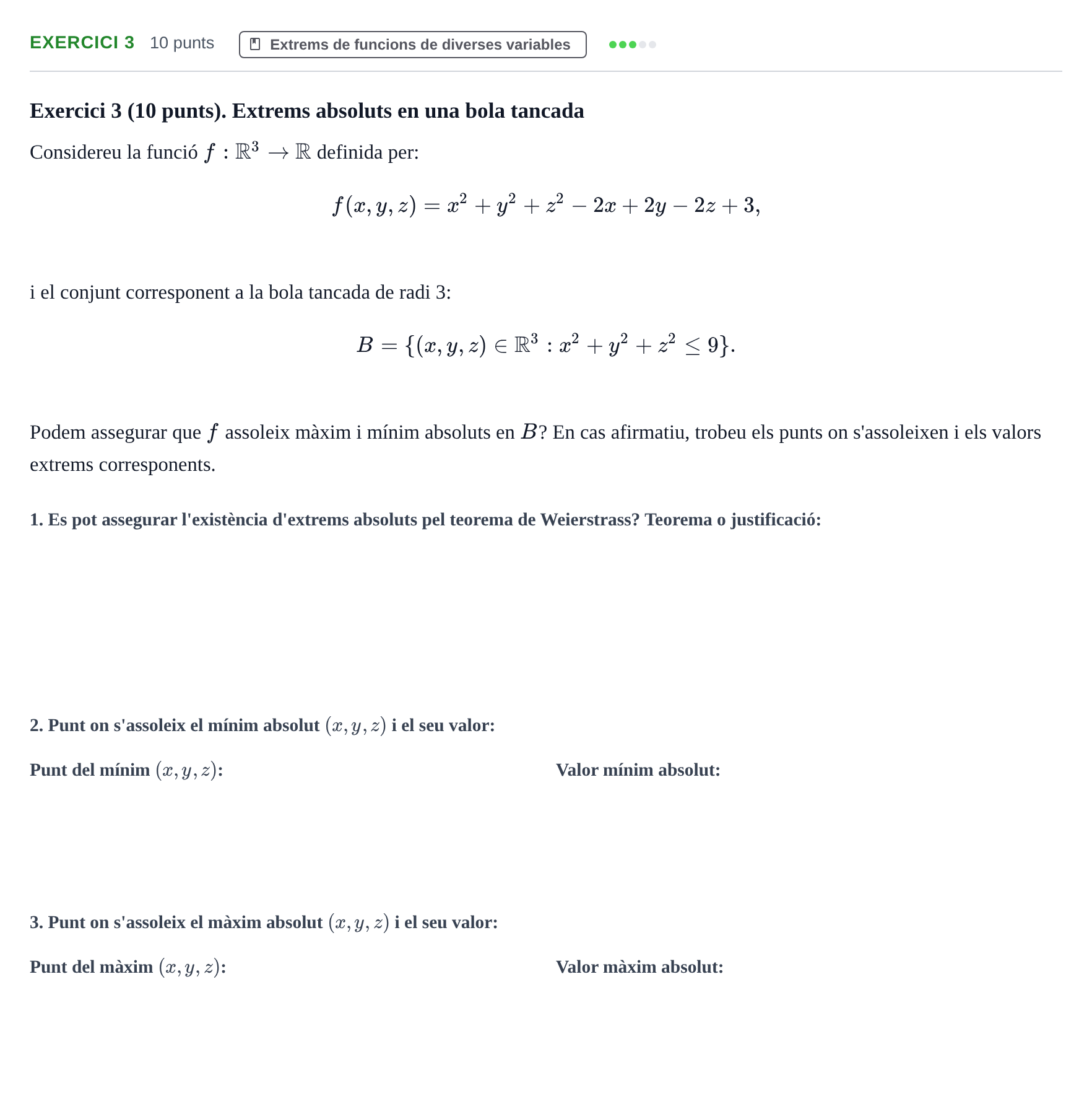 Enunciado: Exercici 3 · Matemáticas I UB 2020