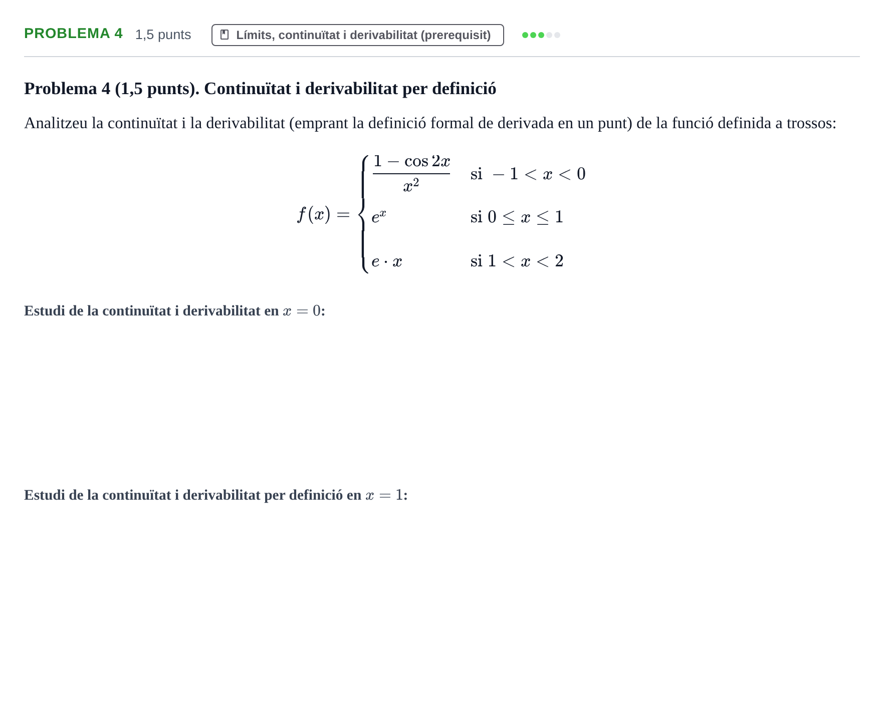 Enunciado: Problema 4 · Introducción al Cálculo Diferencial UB 2013