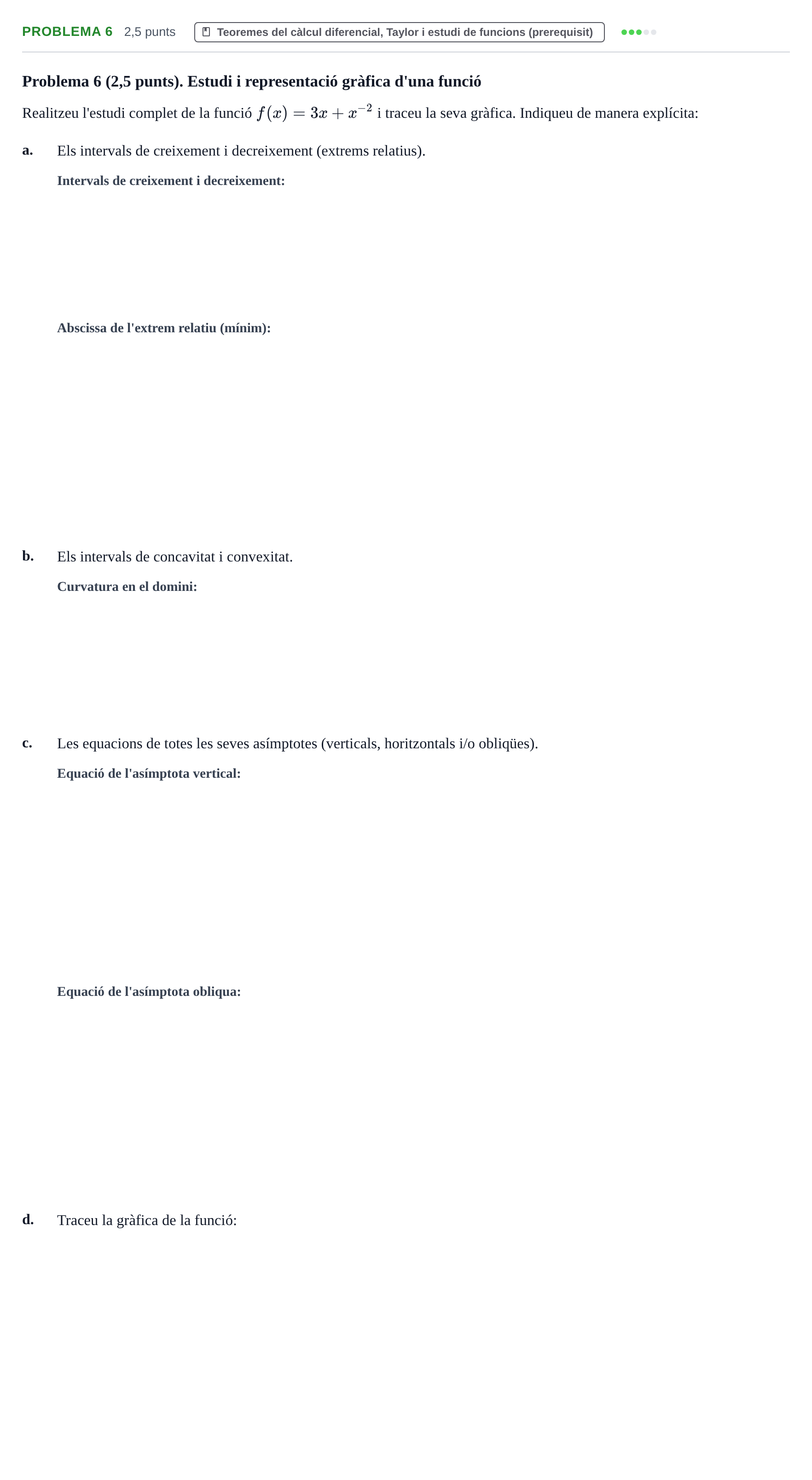Enunciado: Problema 6 · Introducción al Cálculo Diferencial UB 2013
