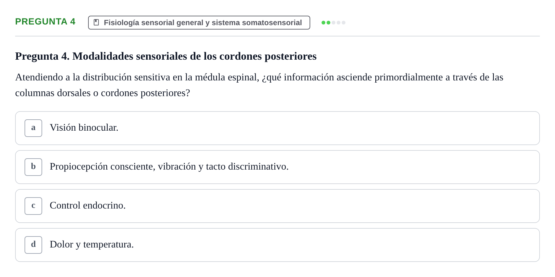 Enunciado: Pregunta 4
