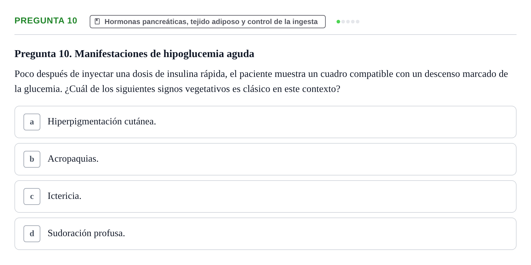 Enunciado: Pregunta 10