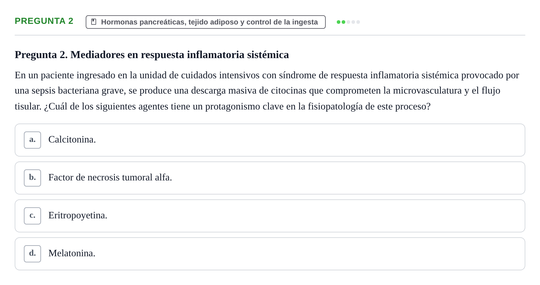 Enunciado: Pregunta 2