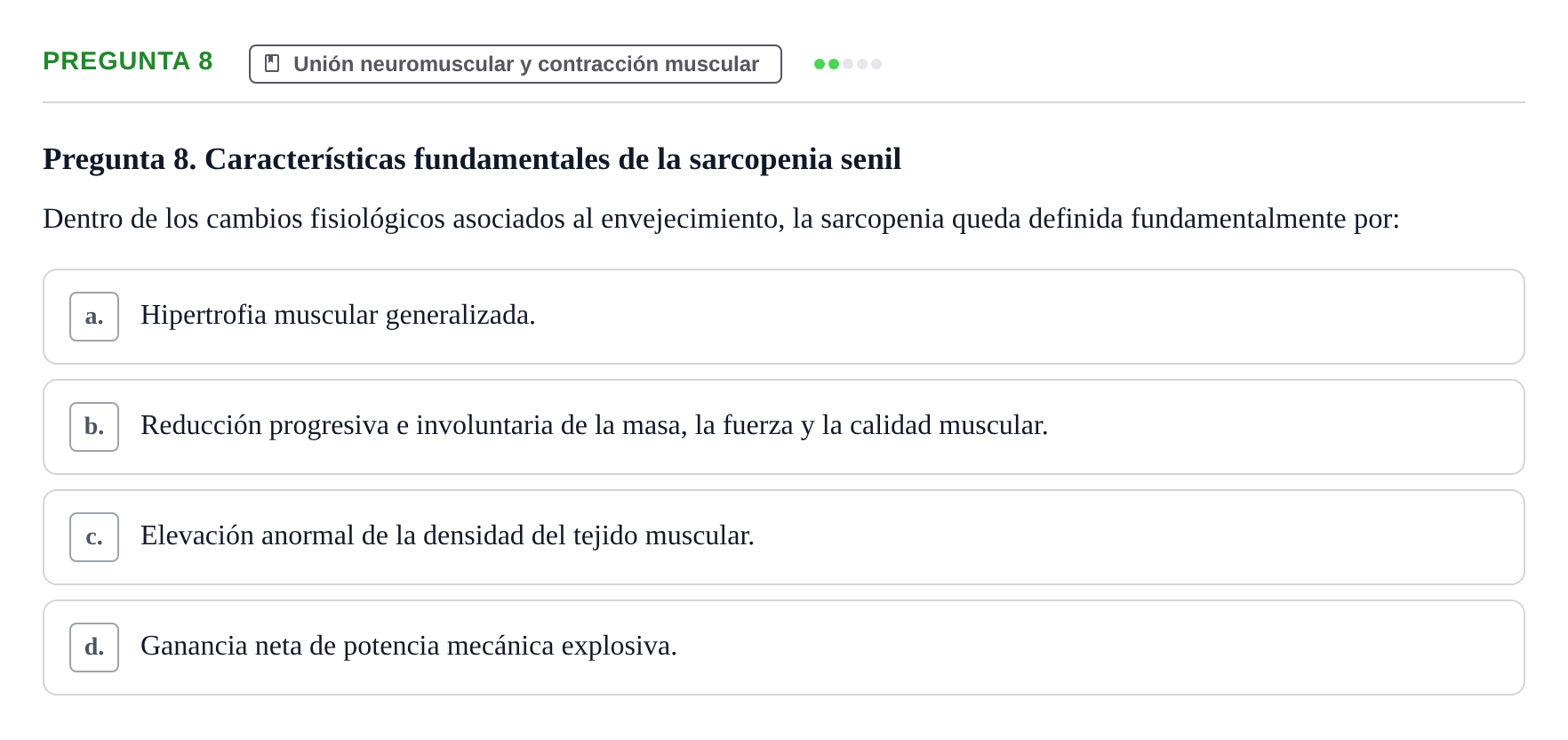 Enunciado: Pregunta 8