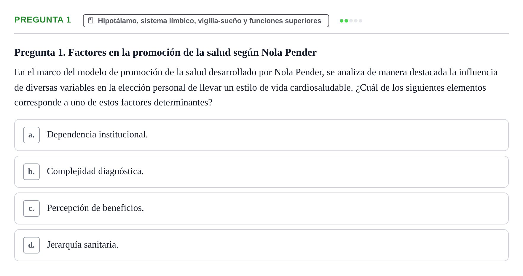 Enunciado: Pregunta 1