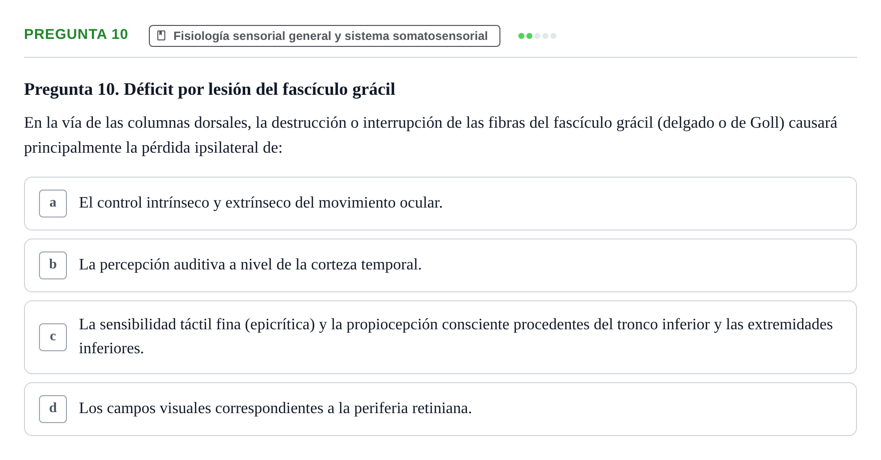 Enunciado: Pregunta 10