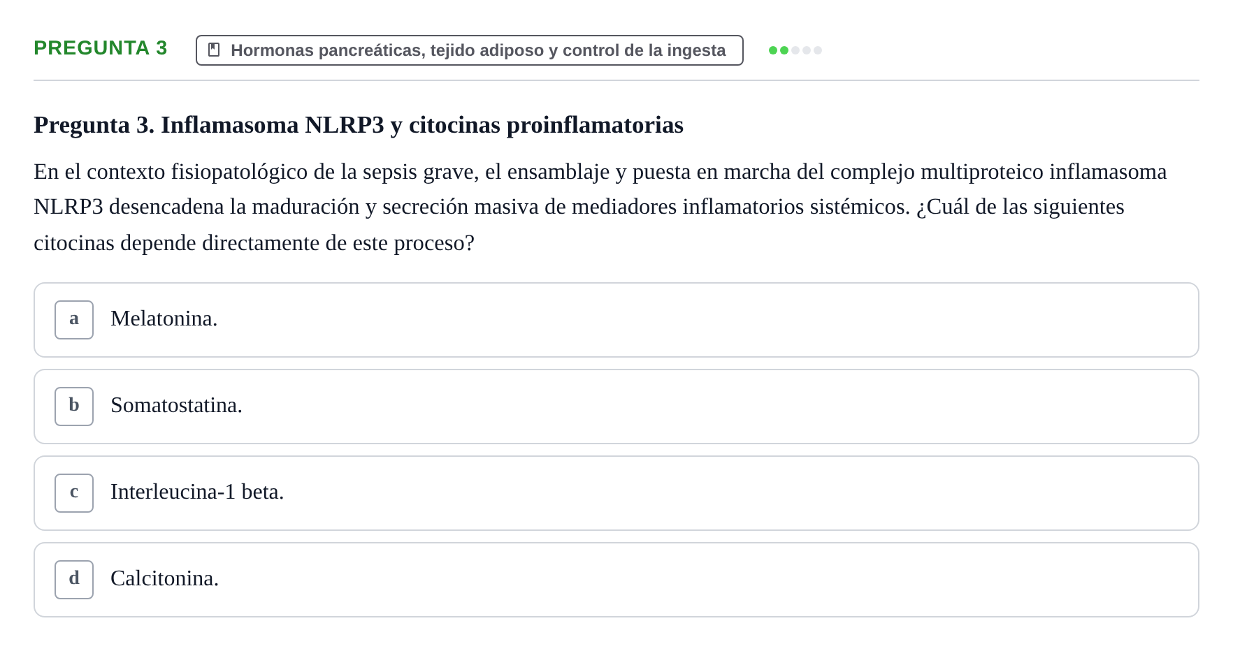 Enunciado: Pregunta 3