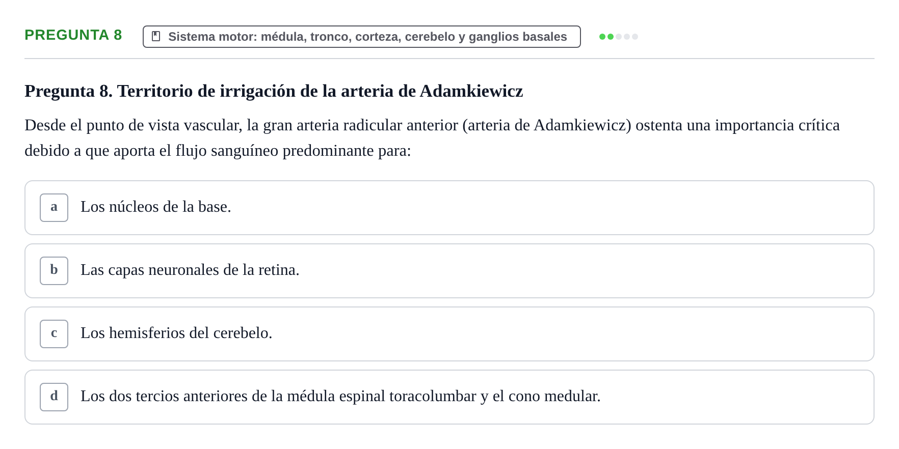 Enunciado: Pregunta 8