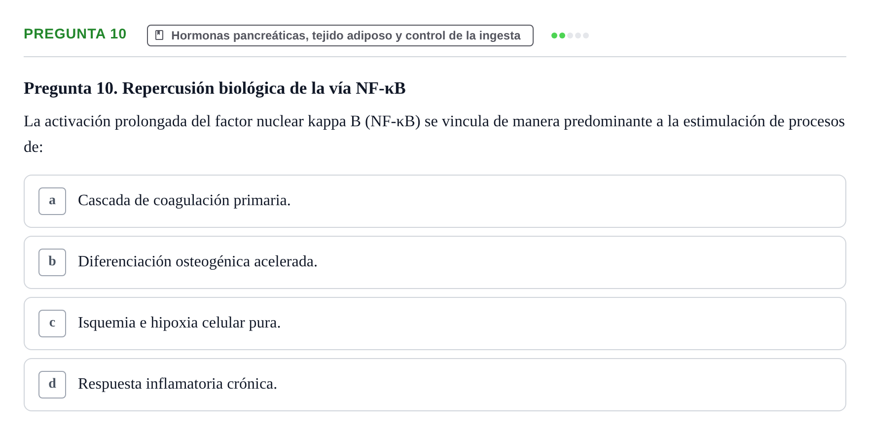 Enunciado: Pregunta 10