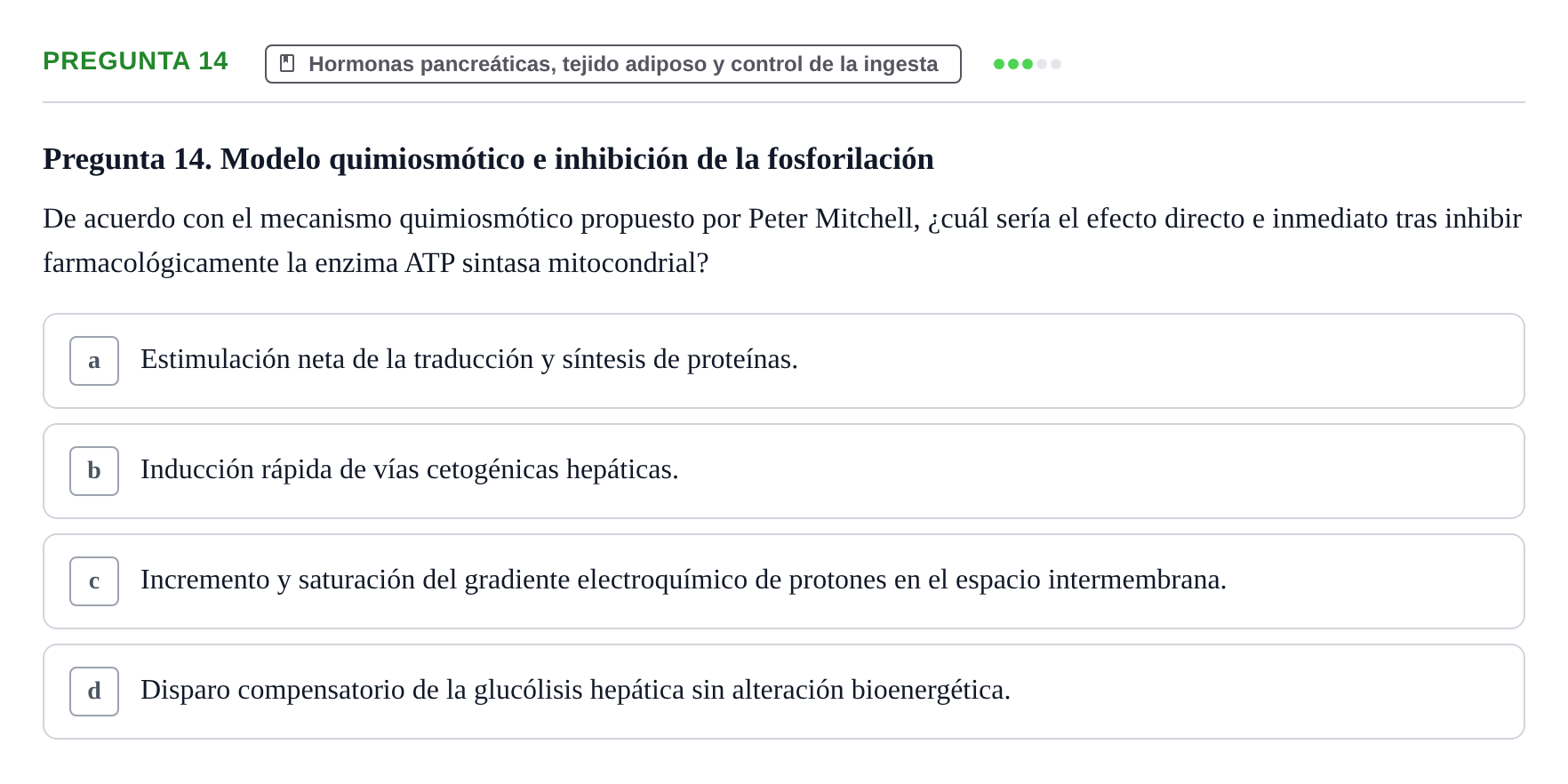 Enunciado: Pregunta 14