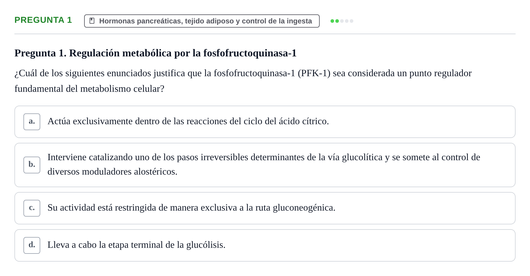 Enunciado: Pregunta 1