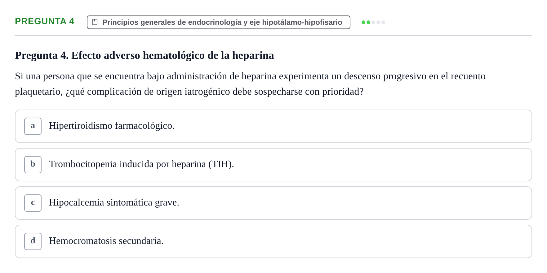 Enunciado: Pregunta 4