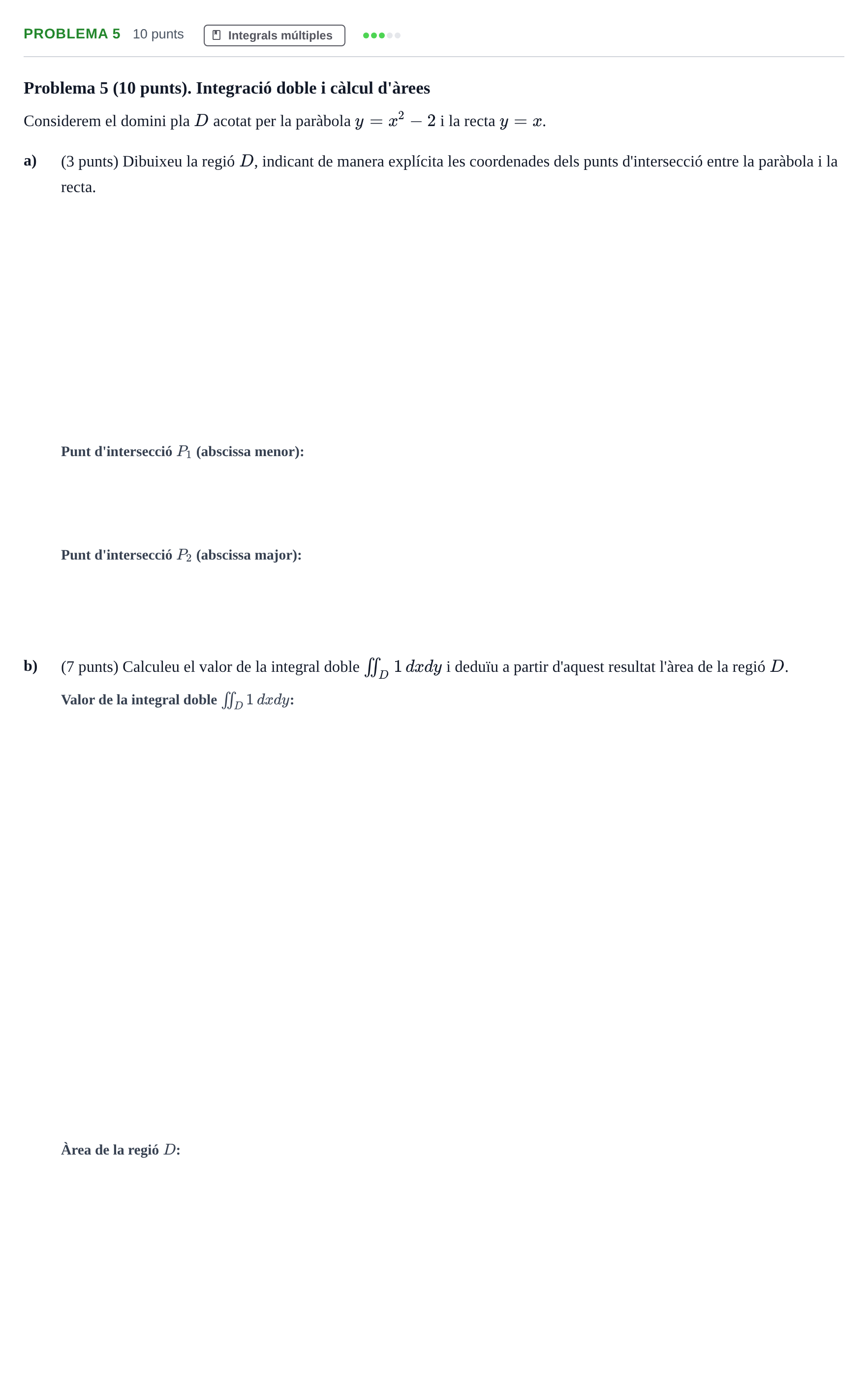 Enunciado: Problema 5 · Matemáticas I UB 2018