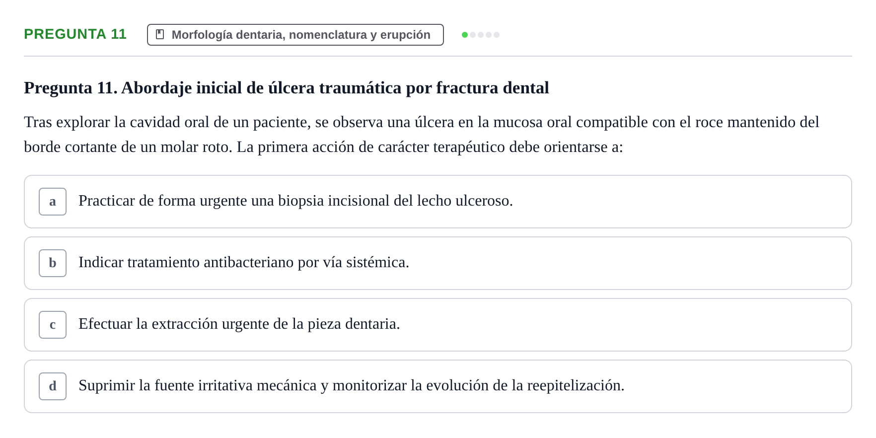 Enunciado: Pregunta 11