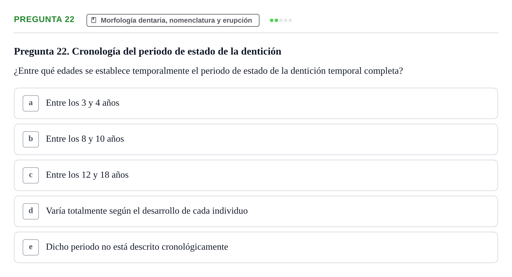 Enunciado: Pregunta 22 · Anatomía Humana UB 2012