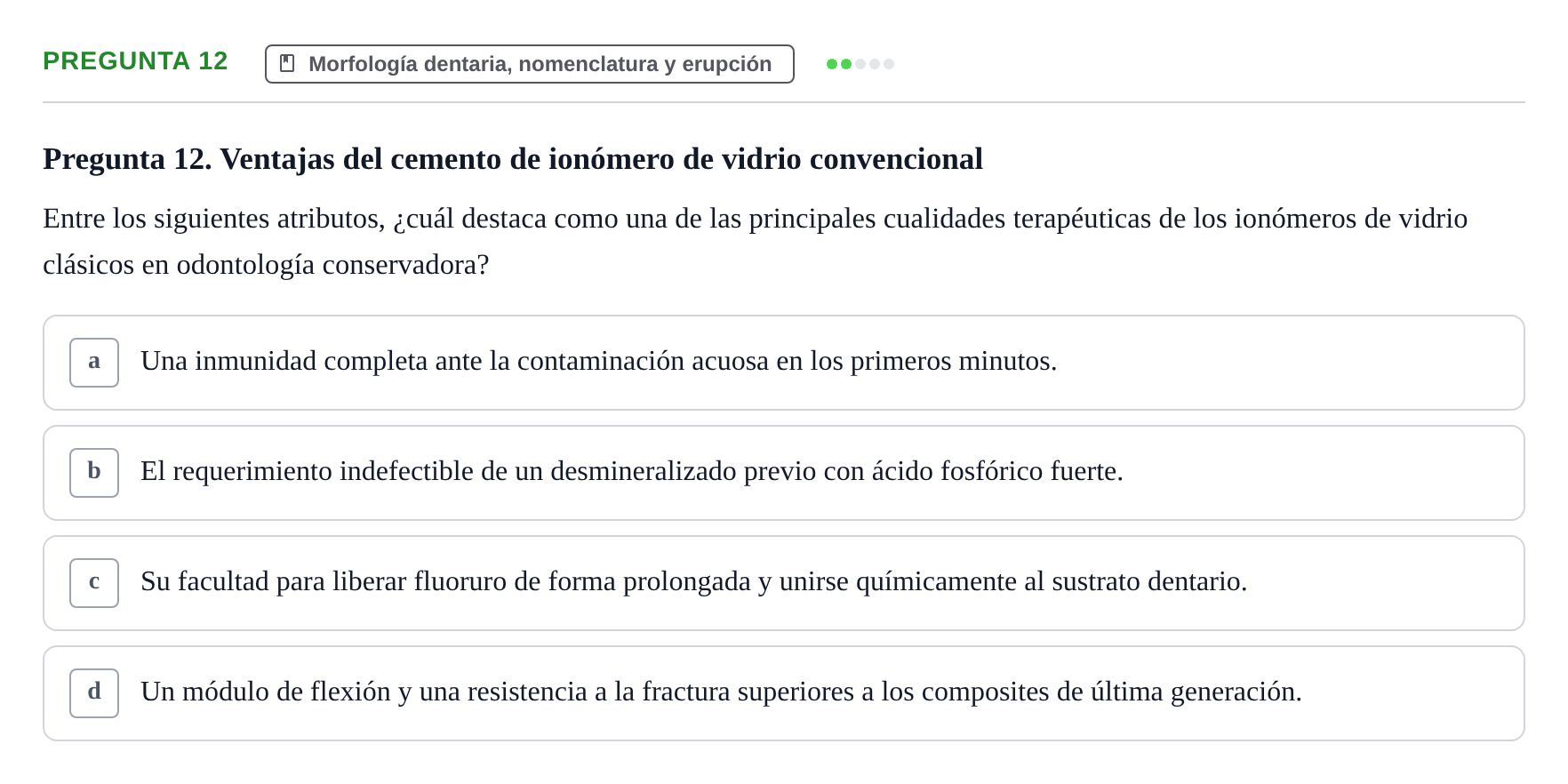 Enunciado: Pregunta 12