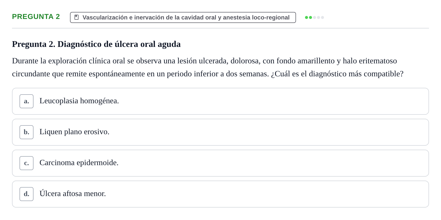 Enunciado: Pregunta 2