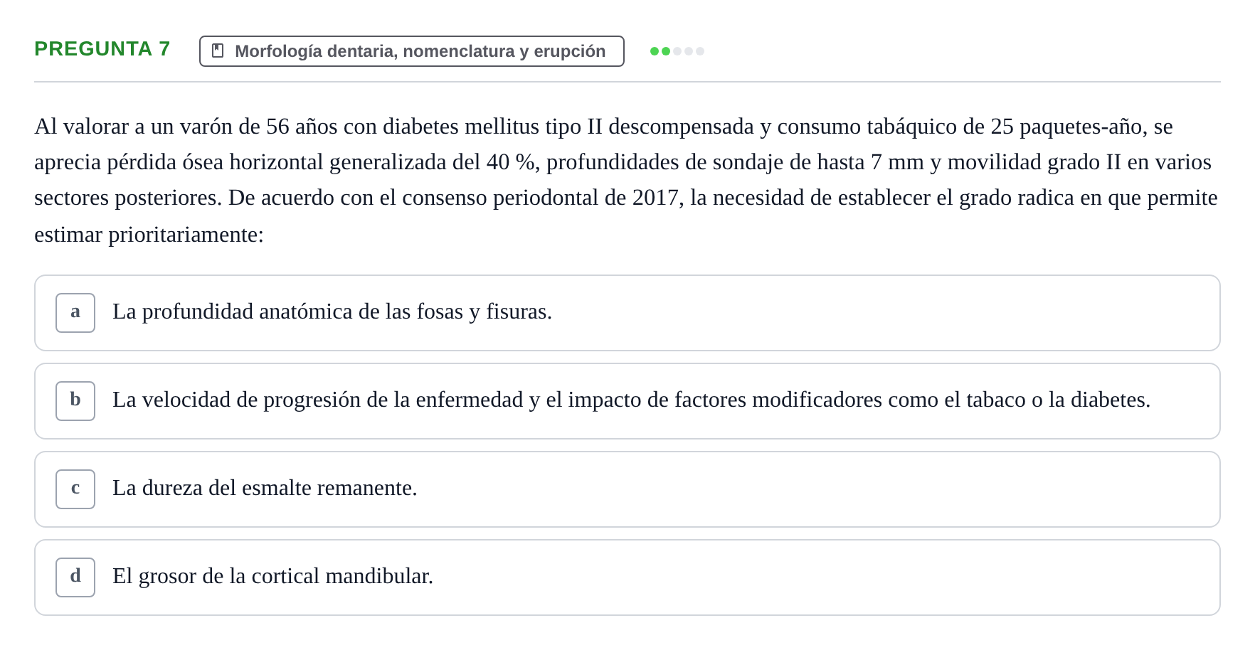 Enunciado: Pregunta 7