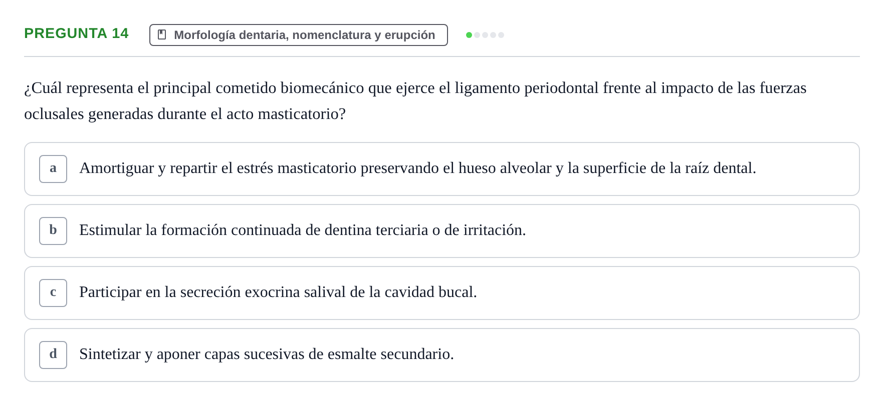 Enunciado: Pregunta 14