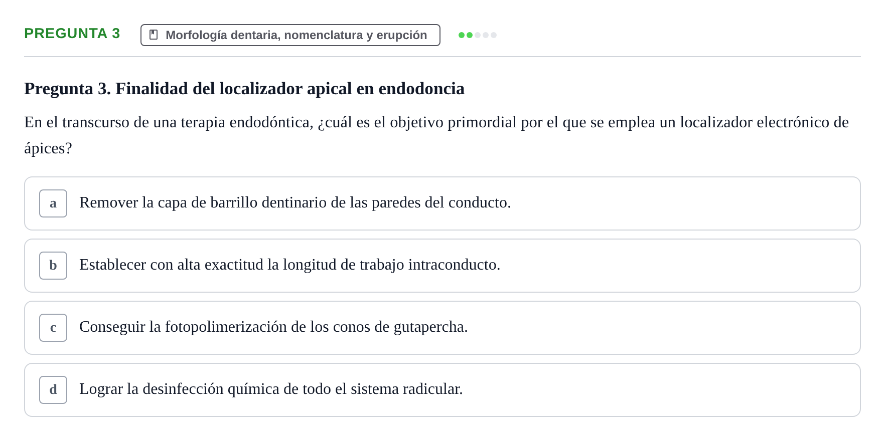 Enunciado: Pregunta 3