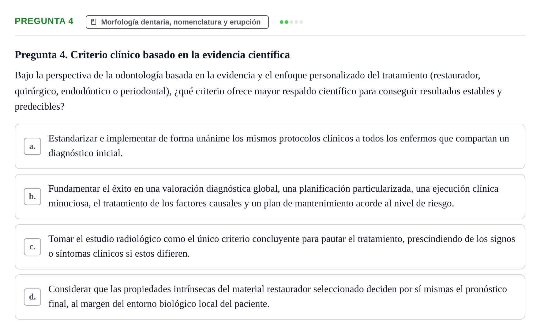 Enunciado: Pregunta 4
