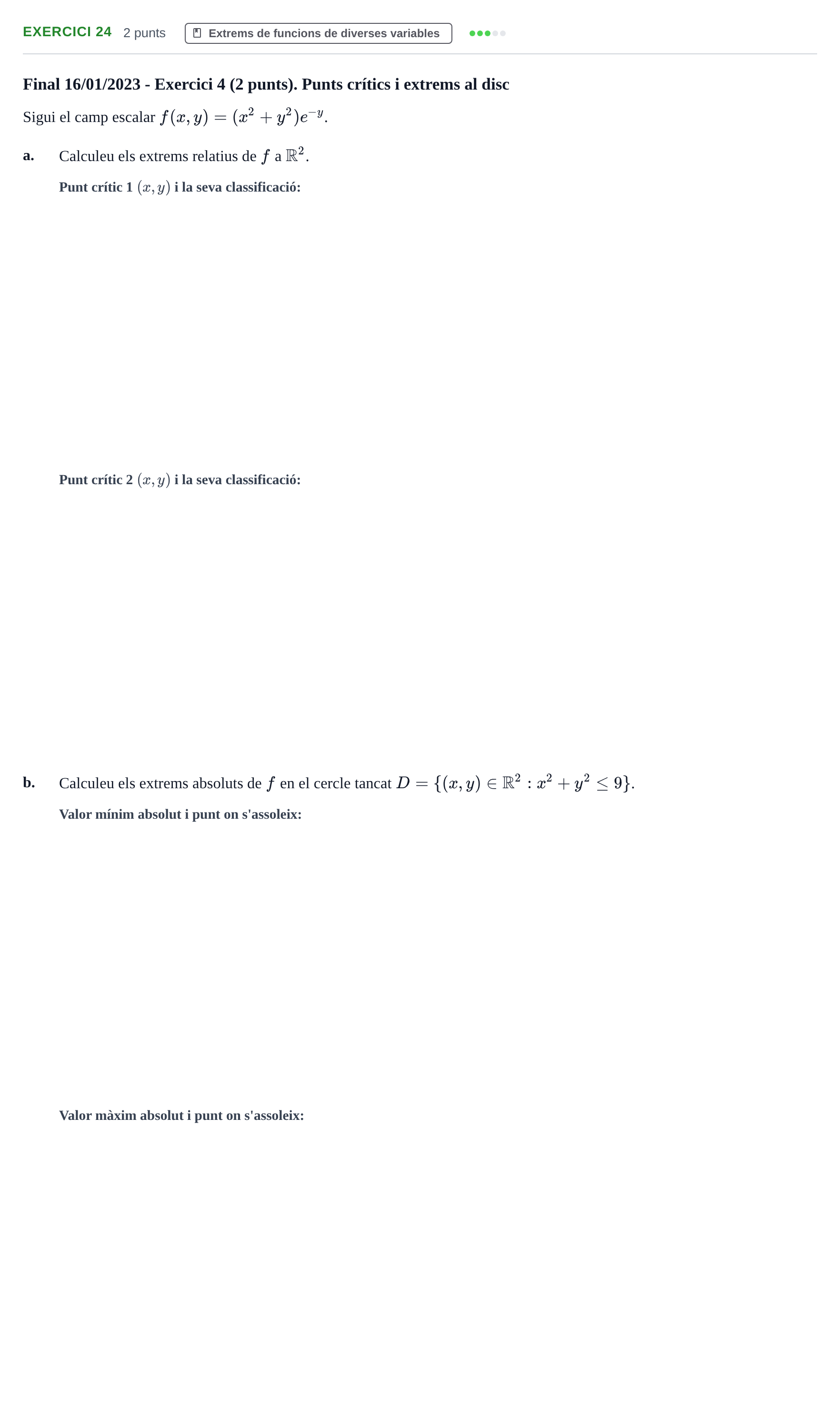 Enunciado: Problema 24 · Matemáticas I UB 2021