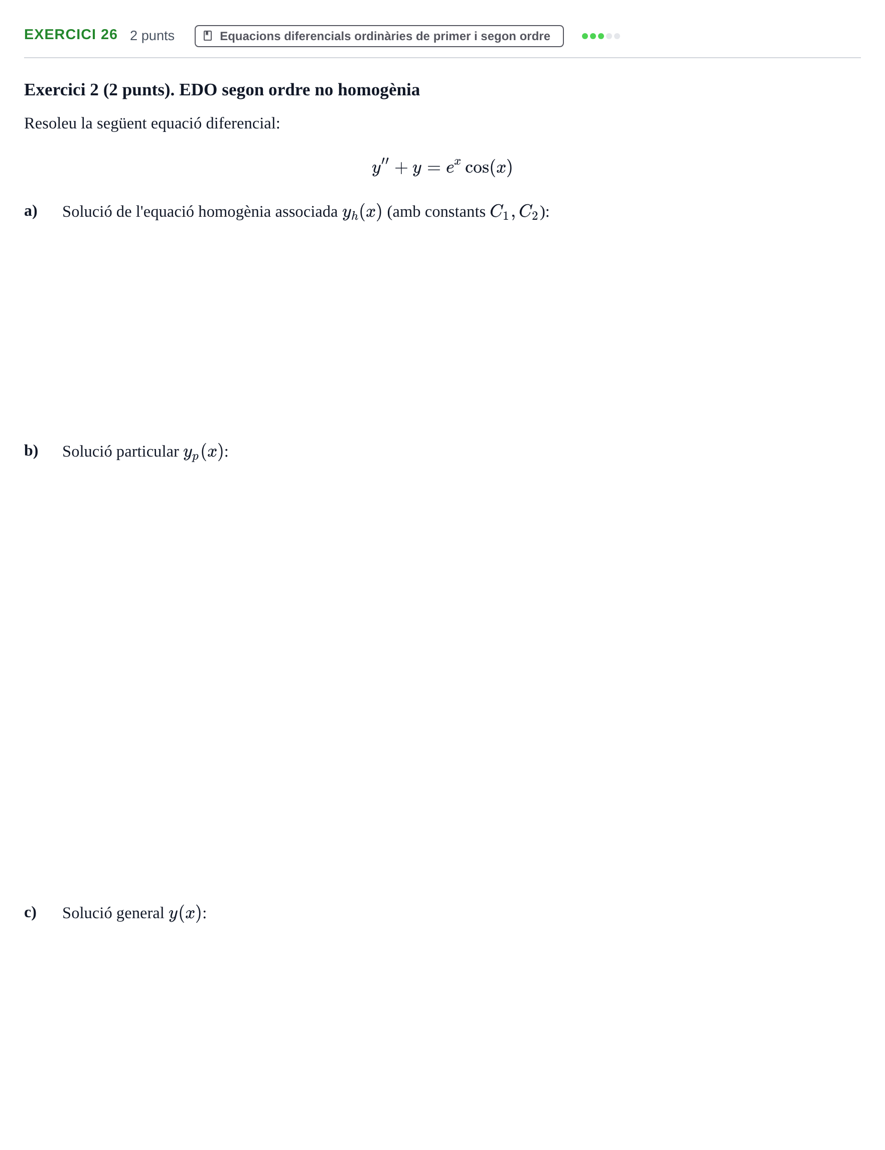 Enunciado: Problema 26 · Matemáticas I UB 2021