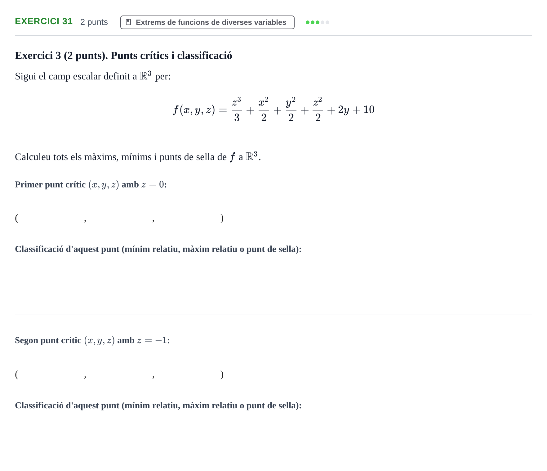 Enunciado: Problema 31 · Matemáticas I UB 2021