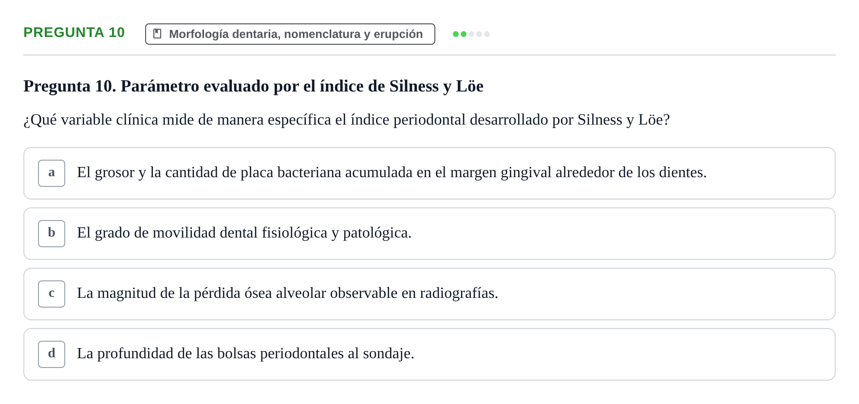 Enunciado: Pregunta 10