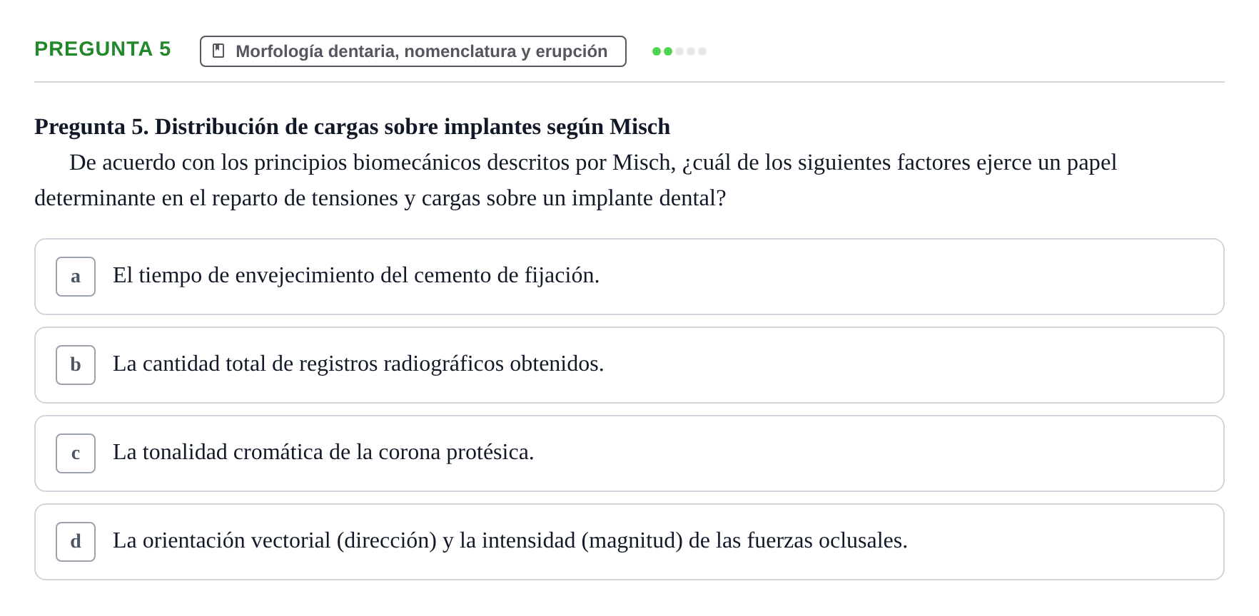 Enunciado: Pregunta 5