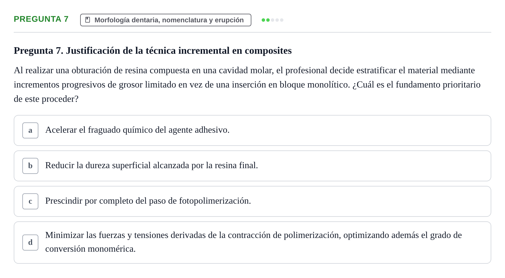 Enunciado: Pregunta 7